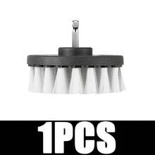 Bộ 4 đầu bàn chải vệ sinh cho máy khoan điện 4 inch, phù hợp cho kính, da và lốp xe, dùng cho chăm sóc xe ô tô và vệ sinh nội thất gia đình (chỉ gồm đầu bàn chải, không kèm máy khoan) - A - Xem 13