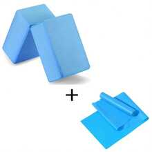 2-Piece Beginner Starter Set, Suitable For Yoga, Stretching And Pilates - Multicolor - View 6