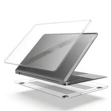 2件組水晶透明硬殼筆電保護殼，適用於Macbook Air Pro 13" 14" 15" 16"，防刮耐衝擊薄型塑膠保護套，兼容A2485 A2442 A1466 A1369 M2 M3 M4 2024 2025所有機型，筆電配件 - 查看 3