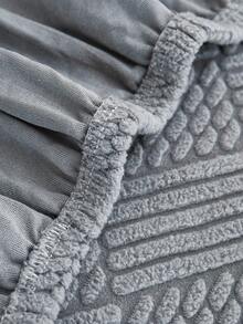 1pc Jacquard Elastic Sofa Cover Thickened Anti-Slip Sofa Slipcover For Living Room Bedroom Outdoor Sofa Protection Pet Stain Prevention 4-Season Seat Cushion Cover For L-Shaped Recliner 1/2/3/4 Seater Sofas Autumn Winter Decor Sofa Cover - Light Grey - View 7
