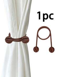 1pc/2pcs Twist Curtain Tieback, Minimalist Polyester Curtain Strap, Suitable For Various Scenes Curtain Fixing And Decoration - Twisted Strap - View 8
