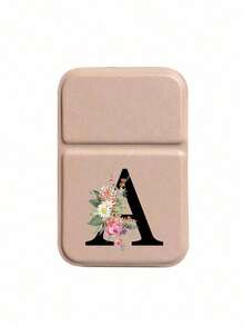Mini Pink Folding Portable Makeup Mirror, A-Z Letter Pattern, Standing Makeup Mirror, Travel Mirror, Beauty Product, Desktop Makeup Mirror, Rectangular Desktop Portable Makeup Mirror - Multicolor - View 20