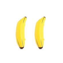 1/2PCS Novelty Banana Shaped Inflatable Float, Waterproof PVC Hanging Party Prop, Foldable Portable Decor For Swimming Pool Bar Backyard Summer Cocktail Bachelorette Party Supplies - Multicolor - View 7