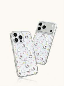 Miniso HelloKitty 透明膠帶無線磁吸充電手機殼，防滑防摔防指紋，適合 iPhone 18Duo 18pro 18promax、Android 系列 Galaxy S22 S23 S24 S25 S26、Apple 17 17Air 17pro 17promax、11 12 13 14 15 16pro 16promax 14Plus 15Plus 16Plus 16pro 16promox XR，節日禮物手機殼 - 透明3 - 查看 6