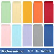 100pcs Cash Envelopes, 165*82mm, For Savings Challenges, Gift Cards, Checks, And Bills - Perfect Holiday Gift, Self-Adhesive Small Envelope Cash Gift Bags Colored Change Envelopes - A - View 34