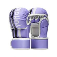 Unisex Martial Arts Boxing Gloves, MMA Hybrid Open Palm Thick Padded Gloves, Suitable For Boxing, Fighting, Muay Thai, Punching Bag Training And Other Sports. - Multicolor - View 18