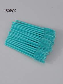 50/100/200pcs Mascara Brushes, Mascara Sticks, Makeup Brushes, Applicators, Eyelash Combs, Eyebrow Combs, Eyelash Spools, Mascara Sticks, Mascara Brushes, Eyebrow Spools, Used To Extend Eyelashes And Eyebrow Cosmetics Blue. - Multicolor - View 7