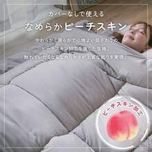 温度調整 掛け布団 シングル ダブル 調温 洗える オールシーズン 吸放湿 ウォッシャブル 夏 冬 あったか 暖かい 軽い 軽量 掛ふとん 掛布団 掛ぶとん 布団 寝具 - アッシュグレー - チェックする 5