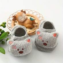 5/3/1 Pair Baby 3D Cartoon Animal Floor Socks, Cute Panda Owl Fox 3D Doll Decor, Soft Anti-Slip Newborn Baby Invisible Socks, Fun Socks - Multicolor - View 10