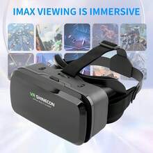 YIYI Smartphone VR Glasses, 100° Wide Angle VR Headset - Adjustable Pupil Distance, Lightweight Design, Compatible With 4.0-6.0 Inch Phones, Immersive 3D Movies And Games, Best Gift For Men And Women - 1pc - View 2