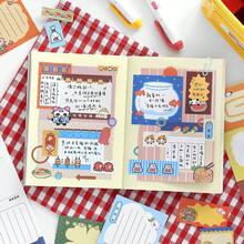 Decorative Writable Note Label Stickers, Vertical Planner Journal Note Paper Tabs, DIY Scrapbooking Memo Stickers For Diary Album - one-size - View 4