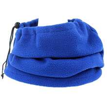 1pc Winter Unisex Outdoor Sports Fleece Neck Warmer Cycling Face Mask, Multi-Functional Drawstring Fleece Neck Gaiter Beanie - Multicolor - View 8