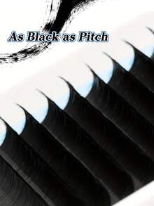 Aguud Bold Black&Velvet J Classic 混合款 Mega Volume 睫毛接種托盤，Baby Cashmere 極柔絲綢手工單根睫毛接種托盤，單一長度與混長包裝，沙龍使用 - J - 查看 3