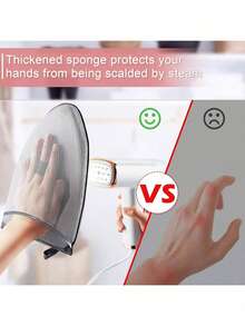 1 Set Heat-Resistant Steam Ironing Gloves - Waterproof & Heat-Resistant - Suitable For Steam Irons And Electric Irons. Quickly Remove Wrinkles. Essential For Laundries, Dry Cleaners And Tailor Shops. - Multiple Styles - View 6