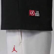 Nike Jordan Flight CLUB Men's Short Sleeve Fashionable Versatile Comfortable Sport Casual Crew Neck T-Shirt - Black - View 6