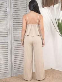Women Two-Piece Outfits - Beis - Ver 2