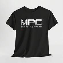 T-Shirt With The Akai MPC Beat Logo, Unisex, American Style, Men's T-Shirt, Printed Design, Short Sleeve, Round Neck, Casual Summer Wear. - White - View 1