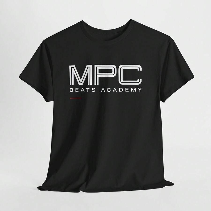 T-Shirt With The Akai MPC Beat Logo, Unisex, American Style, Men's T-Shirt, Printed Design, Short Sleeve, Round Neck, Casual Summer Wear. - White - View 1