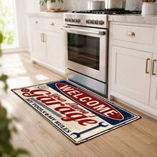 1pc Illustration Pattern Door Mat Kitchen Drain Mat Polyester Non-Slip Absorbent Quick-Dry Floor Mat Kitchen Sink Countertop Mat Home Living Room Bedroom Bathroom Decorative Mat Pet Mat Holiday Home Gift - Multicolor - View 2