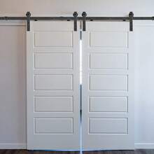 SAILUN Sliding Door Kit 183/200/366cm Barn Door Sliding Track Set Heavy Duty Hardware Rail System Quiet Rolling Kit Include Roller And Guide For Single Door - 366cm, 12ft - View 6