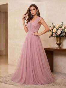 Grife Velasco Women Prom & Evening Dresses - 乾枯玫瑰色 - 查看 6