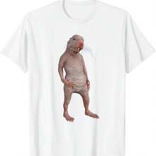 Me gustan mucho los topos desnudos, de acuerdo, camiseta de rata topo desnuda divertida, manga corta, cuello redondo, ropa divertida y malvada, estética de ropa - forma - Ver 1