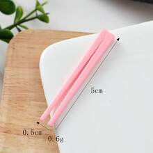 Colgante de cadena de cuentas con caja de comida rápida y palillos realistas, llavero creativo de caja bento con ensalada de frutas de uva, melocotón y maíz - Multicolor - Ver 10