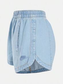 Nike Celana Pendek Denim Wanita AS W NK WR IV4967-440 - Biru - View 3