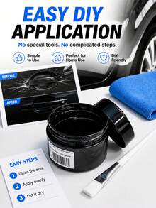 Car Paint Repair Paste - Instantly Repairs Scratches, Quick-Drying Formula, Strong Adhesion, Easy DIY Car Painting, Suitable For Car Doors, Bumpers, Mudguards - Suitable For Beginners And Car Owners. - Repair Paste - View 3