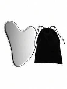 2pcs Heart Shaped Facial Gua Sha Massage Tool Set, Smooth Round Edge Skin Friendly Scraping Board For Face Neck Hand Body Lifting Relaxation, Fun Back To School Dorm Daily Skincare Beauty Accessory - A - View 11
