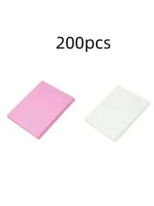 400/200/100片拋棄式美甲集塵機濾紙，可用於美甲集塵機，便攜式不織布美甲紙，適合專業美甲沙龍 - 白色 - 查看 17