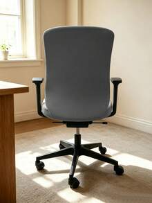 1pc Home Super Soft Milk Fiber Office Chair Cover, Computer Chair Cover, Wear-Resistant, Stain-Resistant, Scratch-Resistant, Comfortable And Soft, One-Piece Office Chair Cover Set - Dark Grey - View 4