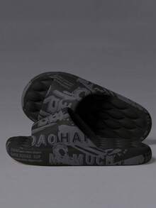 Men Slippers - Black - View 2