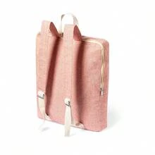 Dam Mochila de línea nature en suave material 100% algodón orgánico - Beige - Ver 2