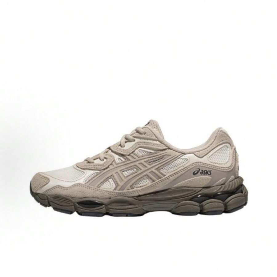 ASICS Gel-NYC Sneakers - Authentic Unisex Retro Lifestyle Running Shoes | Viral 2026 Sportstyle Urban Trainers | Premium Gel Technology Cushioning | Durable Suede & Mesh Performance Footwear | Classic Comfort Daily Sneakers - 淺棕色 - 查看 1