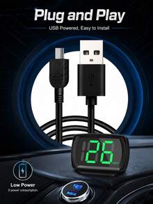 XF.Meraki Car HUD Head-Up Display, Large Digital Speed Display, Real-Time Speed Monitoring, For Cars And Motorcycles - HUD Head-up Display - View 7