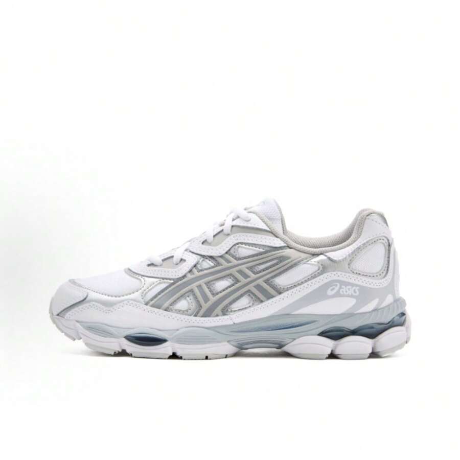 ASICS Gel-NYC Sneakers - Authentic Unisex Retro Lifestyle Running Shoes | Viral 2026 Sportstyle Urban Trainers | Premium Gel Technology Cushioning | Durable Suede & Mesh Performance Footwear | Classic Comfort Daily Sneakers - 米白色 - 查看 1