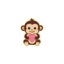1/3pcs Cute Cartoon Monkey Lapel Enamel Pins And Brooches Badge Pins For Backpacks Bags Backpack Cool Decoration Friend For Gift - Multicolor - View 14