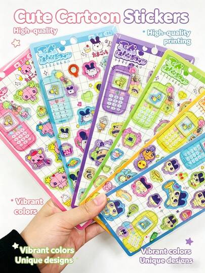 B. High-Quality Exquisite 3D Animal Stickers, Featuring Fun Shiny Decoration And 3D Design, Made Of Durable Premium Material, Strong Adhesion And Waterproof, Clear Layers, Vibrant Colors
