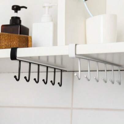 2pcs Wall-Mounted Hat Rack With 6 Thickened Hooks, Sturdy Iron Door-Hanging Hat Rack, Portable Storage Rack, Suitable For Baseball Caps, Golf Caps And Various Sizes Of Hats, Multi-Functional Hat Storage Rack, Suitable For Wardrobe, Dorm, Bedroom, Entryway, Space-Saving Hat Display Rack, Suitable For Home, Dorm, Living Room