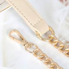 1pc Long Chain Shoulder Strap, 120cm/47.24in, Metal Material, Suitable For Mahjong Bag, Underarm Bag, Replaceable Shoulder Strap, DIY Modification Accessory, Fits Shoulder Bag, Crossbody Bag, Ideal Gift For Friends And Family - 120cm/47.2 Inches - View 7