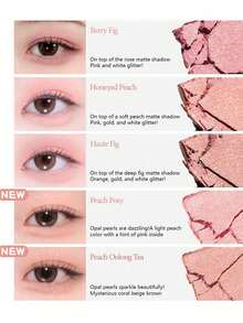 HOLIKA HOLIKA My Favorite Piece Shadow 62 PEACH POSY，輕盈暈染，平滑壓實，持久顯色，口袋尺寸，手指塗抹，不卡紋，隨身補妝，旅行必備，消腫效果，韓系美妝，1.8g/0.06oz - 62 PEACH POSY - 查看 4