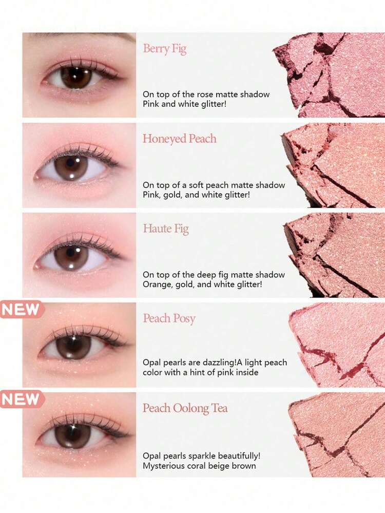 HOLIKA HOLIKA My Favorite Piece Shadow 62 PEACH POSY，輕盈暈染，平滑壓實，持久顯色，口袋尺寸，手指塗抹，不卡紋，隨身補妝，旅行必備，消腫效果，韓系美妝，1.8g/0.06oz - 62 PEACH POSY - 查看 3