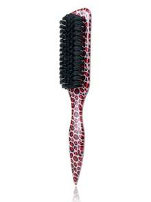 5pcs Wooden Hairbrush And Rat Tail Comb Set – Made Of Soft Bristles, ABS And Natural Wood – Smooths Hair, Detangles – Perfect For Daily Care, Salon Styling, Back To School And Travel - Multicolor - View 23