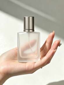 30/50ml Square Frosted Glass Refillable Perfume Atomizer, Silver Cap, Fine Mist Leakproof, TSA Travel Bottle,Funnel, Gift Women Men - Multicolor - View 7