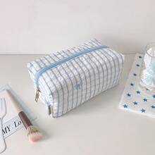1 PC Bow Makeup Bag, Student Large Capacity Storage Bag, Desktop Portable Makeup Storage Bag - Multicolor - View 12