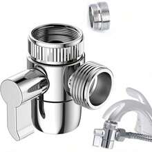 304 Stainless Steel Handheld Bidet Sprayer Set|59'' Retractable Spring Hose + 3-Way Diverter Valve|Universal Faucet Adapter For Women's Hygiene & Toilet Cleaning ﻿ ﻿ - A - View 7