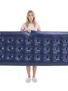 SoBuy | Sun Lounger With Inflatable Pillow | Portable Air Mattress For Camping | Foldable Camping Cot In PES | 191*76*22 Cm - C - View 9