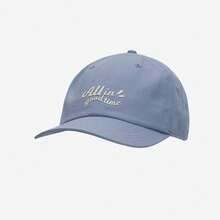 PUMA Logo Cotton Baseball Cap Unisex Blue - Blue - View 2