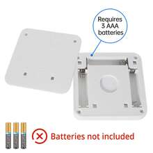 Smarte LED-Nachtleuchte mit Bewegungssensor, Nachttischlampe, automatische Beleuchtung für Treppen, Flur, Schrank, batteriebetrieben, Batterien nicht enthalten, 6/3/1 Stück Stück Warmweiß/Zweifarbig optional, praktisches Haushalts-Essential - Mehrere Stile - Übersicht 10